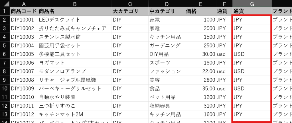 Excelデータクレンジング：UPPER関数・LOWER関数・PROPER関数3